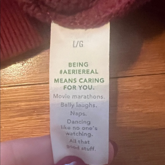 Aerie Burgundy Pullover Sweater - Picture 4 of 5